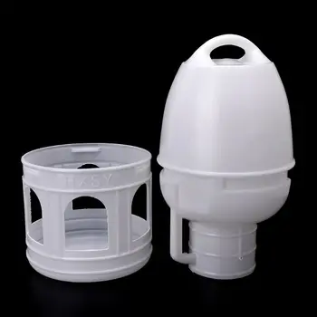 

1.2L/3L/5L Birds Feeder Automatic Poultry Waterer Drinking Feeding Containers Water Cup Box For Pets Chicken