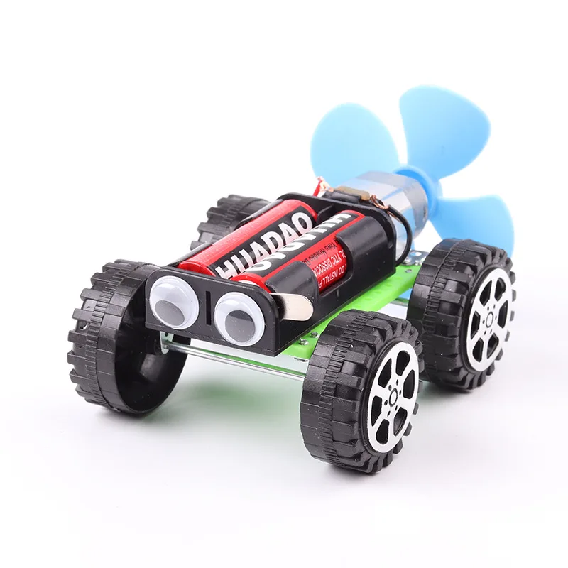 

Self-Made Small Production Invention Plastic Wind Power Toy Science And Technology Small Car Young STUDENT'S Physical Toy Scienc