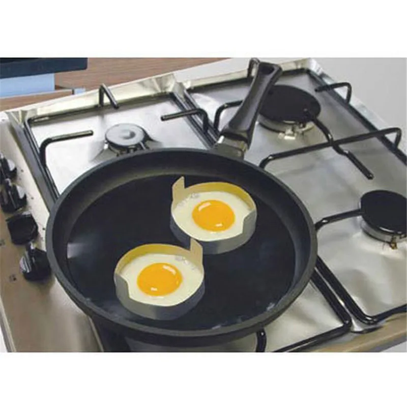 2pcs Pan Mat Teflon Non Stick Kitchen Cooking Liner Sheet Wok Mats Pot Holder Tools Kitchen Baking Pad