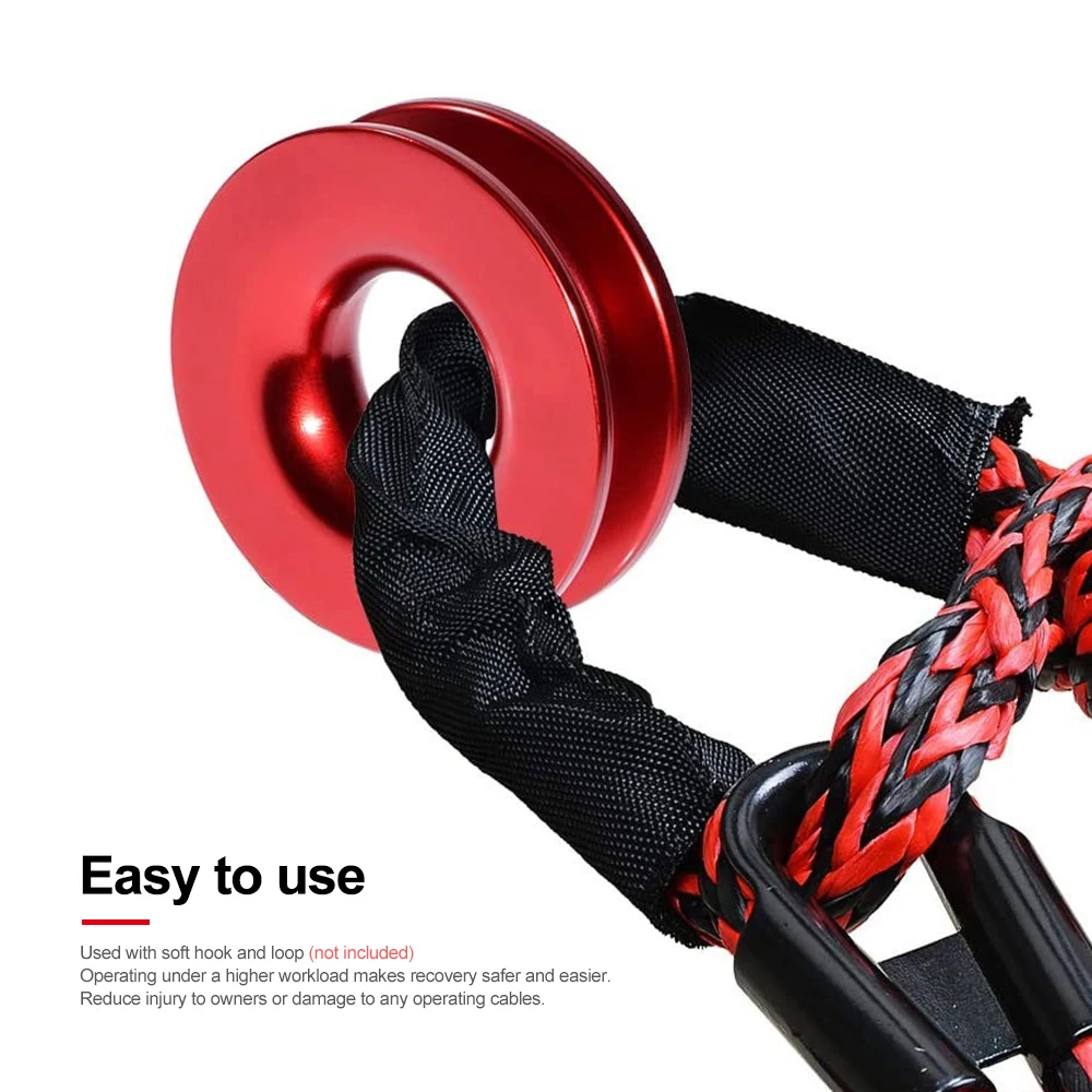 2pcs Aluminum Snatch Recovery Ring Load Capacity Max 41,000lbs Suitable for Soft Shackle 3/8 1/2 Winch Ropes ATV UTV SUV Truck Off-Road Blue 2pcs Aluminum Snatch Recovery Ring Load Capacity Max 41,000lbs Suitable for Soft Shackle 3/8 1/2 Winch Ropes ATV UTV SUV Truck Off-Road Blue