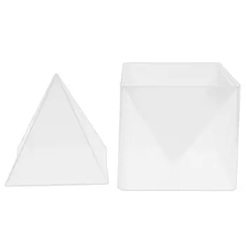 

Super Pyramid Silicone Mould Resin Craft Jewelry Crystal Mold With Plastic Frame Jewelry Crafts Resin Molds