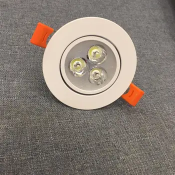 

Abajur Led Spotlight Teto Free Shipping new Style 10pcs 3*1w Down Light ac95-265v Lighting,with High Brightness,free Shipping