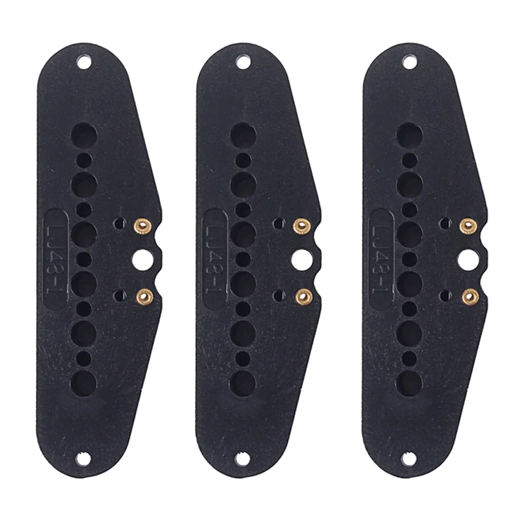 3 Pieces 48mm Pole Spacing, Screw Side Bobbin Electric Guitar Robbin Pick Up