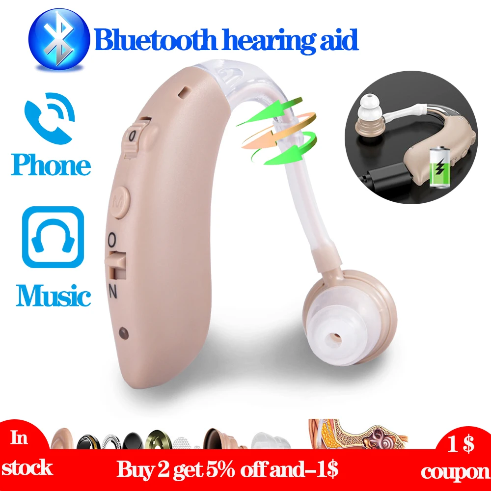 Bluetooth слуховой аппарат с функцией зарядки|Слуховые аппараты| |