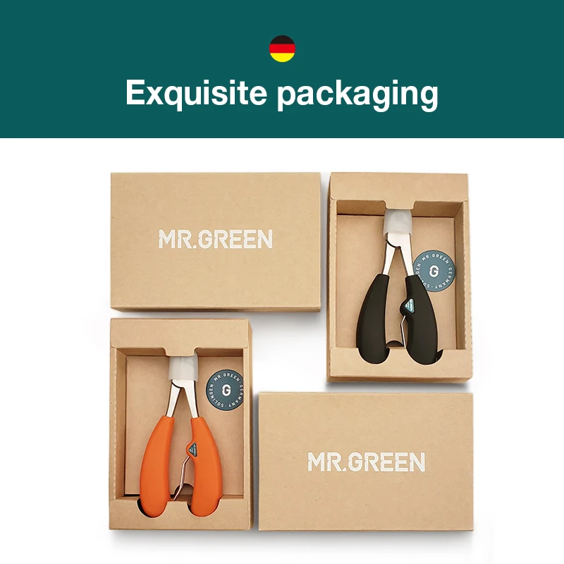 MR.GREEN-손톱깎이, 스테인레스 스틸, 내성 발톱 깎기, 두껍고 딱딱한 손톱 절단 가능, 페디큐어 매니큐어 도구