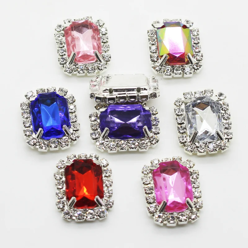 YWXINXI 10 шт. Новые горячие продажи 15*18 мм прямоугольные Diy ювелирные аксессуары