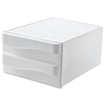 

Practical Plastic Storage Drawers Cosmetic Storage Box Household Desktop Jewelry Finishing Box Drawer Dressing Table Skin Care