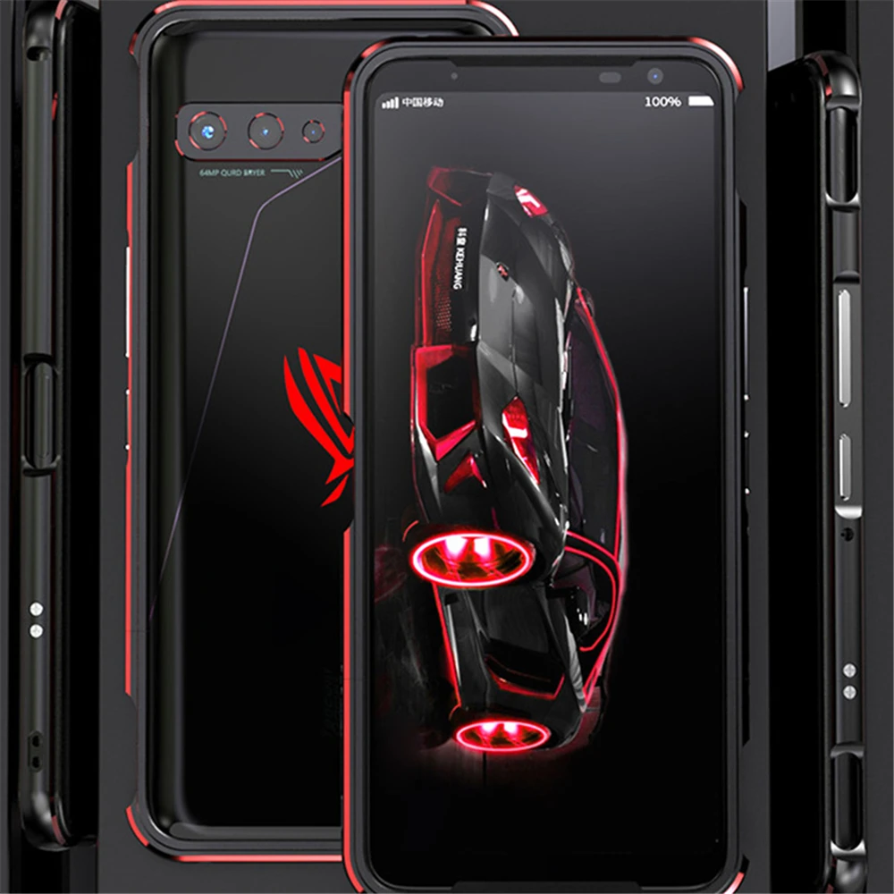 Metallic Phone Shell Simple Metal Frame Edge Protective Cover for ASUS