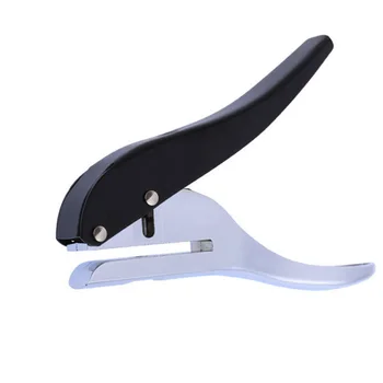 

6mm Rustproof Home School Office Ergonomic For ID Cards Mini Portable Single Hole Puncher Paper Cutter Handheld Zinc Alloy DIY