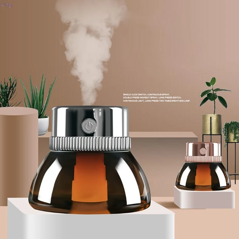 

200ml Ultrasonic Essential Oil Diffuser Mini Aromatherapy Air Humidifier Night Light for Home Use
