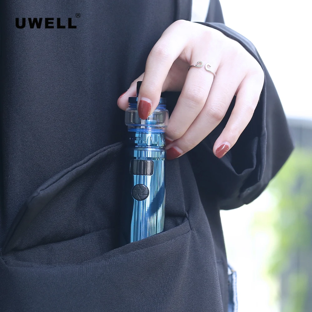 Uwell нунчаки 2 Kit электронная сигарета с 5 мл или 2 мл нунчаки 2 Танк поле приведенный в действие 18650/20700/21700 электронных сигарет