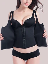  CXZD Women Waist Trainer Push Up Vest Tummy Belly Girdle Body Shaper Waist Cincher Corset Zipper Vest Plus Size S-4XL Shaperwear 