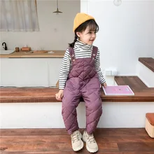 Г. зимний комбинезон для девочек и мальчиков, теплый хлопковый комбинезон одежда для маленьких мальчиков мягкое зимнее пальто для малышей от 18 месяцев до 6 лет