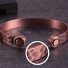 Vinterly Copper Magnetic Bracelets Men 10mm Wide Adjustable Benefits Health Magnet Energy Open Cuff Bangles Resizable Jewelry 5