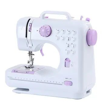 

Portable Sewing Machine With 12 Built-in Stitches Easy-to-use Sewing Machine For Beginners Adult Children Quick Delivery