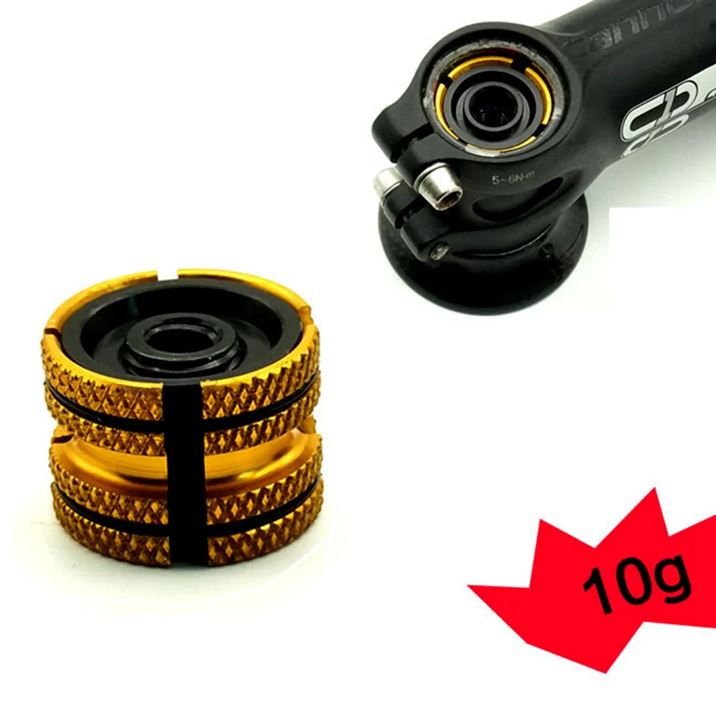 Bike Headset Expander Plug For 28.6mm 1 1/8 inch Carbon Fork Steerer Compressor 10g Aluminum Alloy Stem