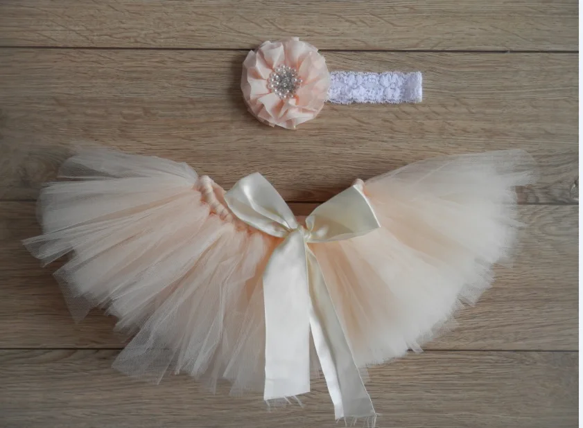 2Pcs Baby Newborn Photography Props Baby Tutu Skirt Photo Props and Flower Headband Hat for Newborn baby Photography Accessories baby boy souvenirs and giveaways	 Baby Souvenirs