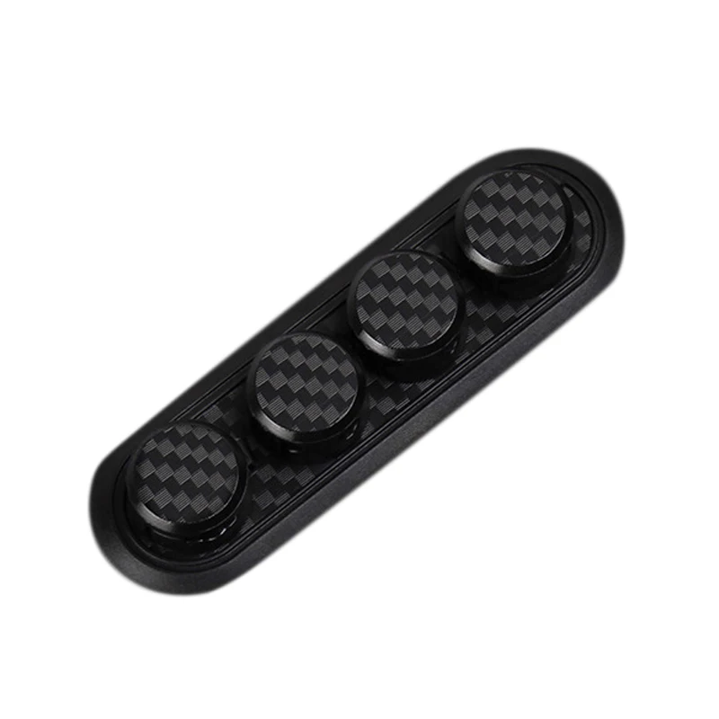 

Magnetic Cable Organizer Cable Clamp Data Cable Storage Hub Cable Organizer Clip 4 Buckle and 1 Base Car Electromagnetic Cable C