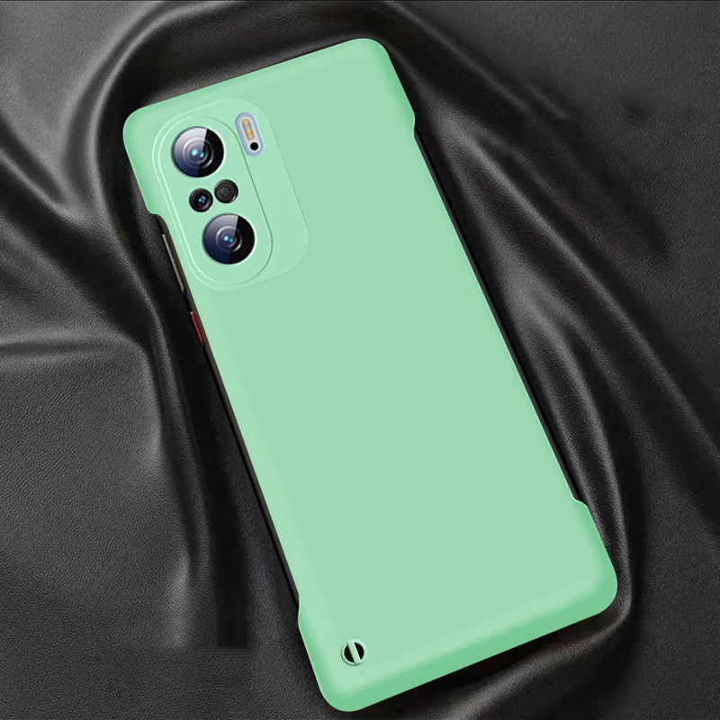Für Xiaomi POCO F3 Hülle Matte rahmenlose harte PC-Abdeckung für Mi 11T 10T 11 Lite Redmi Note 9t pro 10s 10 9 9s 8 Pro Max Sho_voghion.com