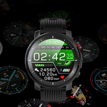 

2020 Smart Watch Men Fitness Tracker ECG PPG Heart Rate Sleep Health Monitor Full Touch Retina Screen IP68 Waterproof Smartwatch