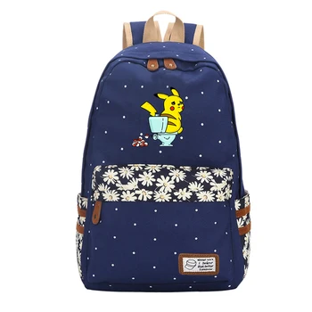 

Pikachu Backpack Cosplay Anime Bags for Teenagers Charmander Backpack Kawaii Birthday Gifts Cute Backpacks for Adults
