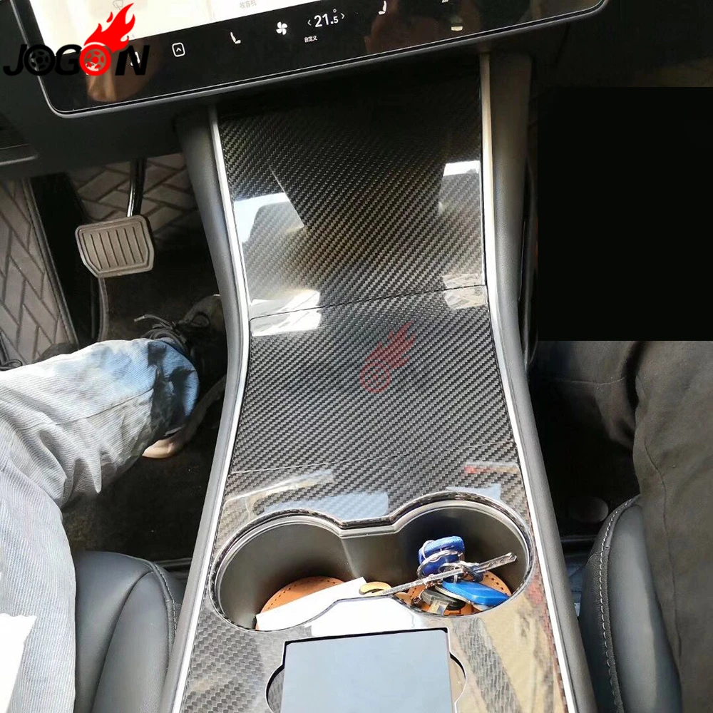 Глянцевое/матовое натуральное углеродное волокно для Tesla Model 3 2017 2020 Стайлинг