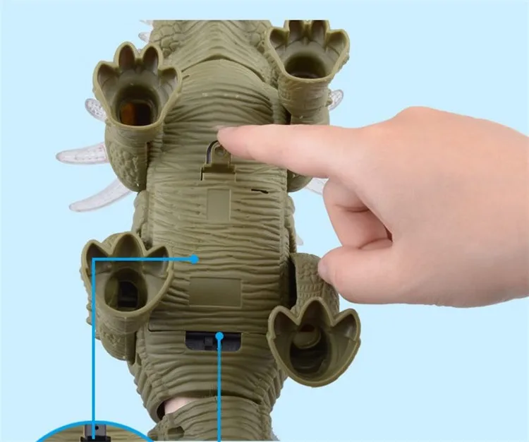 Model Electric Triangular Dinosaur Will liang hui Sound Making Dinosaur Toy Dinosaur Model CHILDREN'S Toy Gift