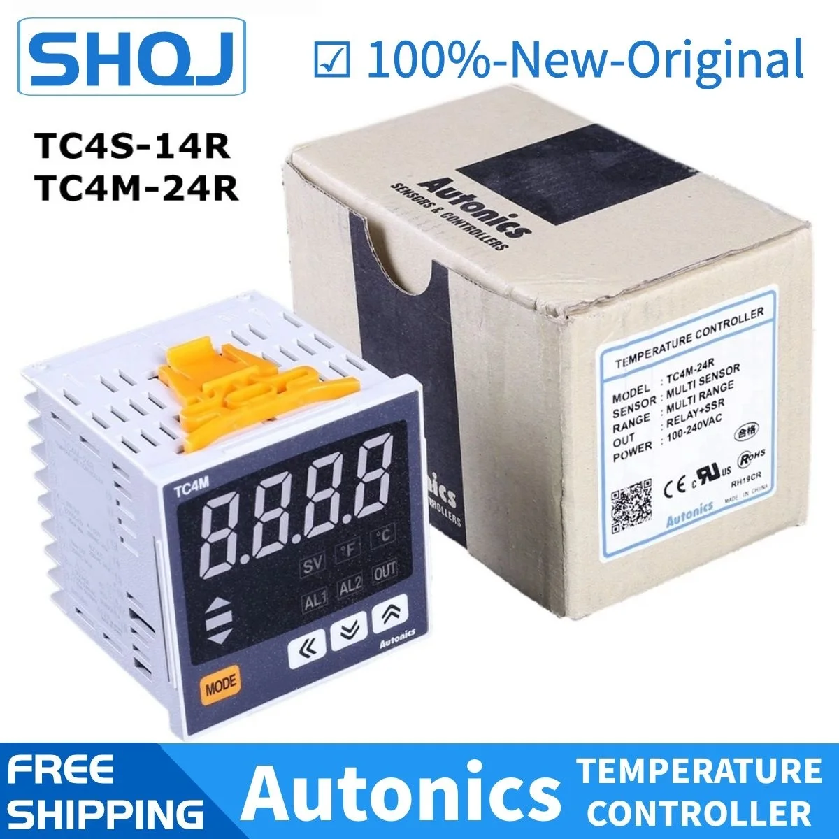 Autonics TC4S 14R TC4M 24R 온도 컨트롤러 100% |스위치| - AliExpress