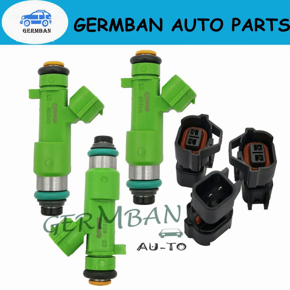 Ft1130 3Pcs Aggiornamento Iniettori Di Carburante A 12 Fori Con Connettori Per Benelli Tnt 1130 Ft-1130