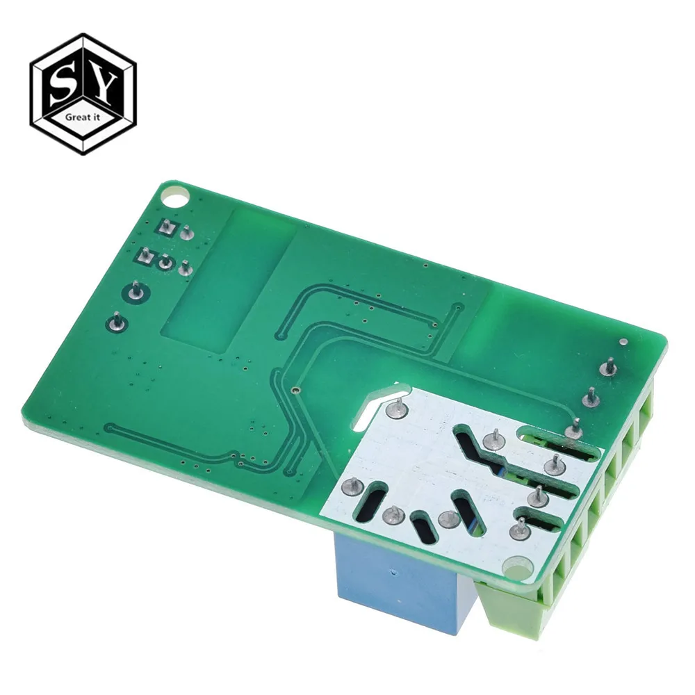 Зеленый ESP8266 релейный модуль 10A 220 в сетевой WIFI вход DC 7 В ~ 30 4 слойная плата TV
