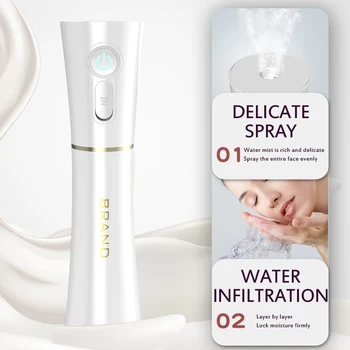 

USB Portable Nano Mist Sprayer Facial Body Nebulizer Steamer Moisturizing Skin Care Mini Face Spray Beauty Instruments