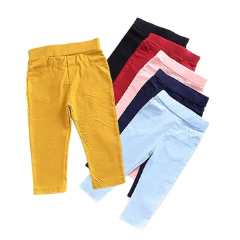 

Toddler Leggings Girls Baby Boy Pants 2020 Trousers Autumm Slim Pencil KIds Colorful Clothes Solid Elastic Waist Cheap Stuff