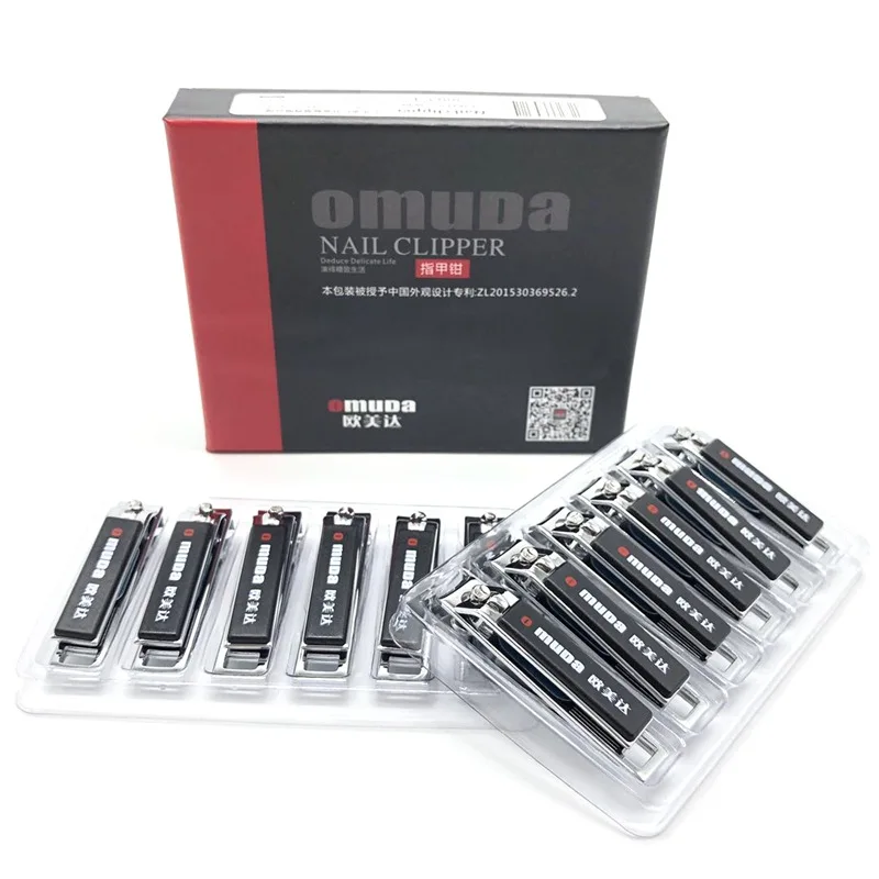 

Omuda 3003-4 Small Nail Clippers Carbon Steel Plain Top Nail Clippers Black Nail Clippers Boxed Gift