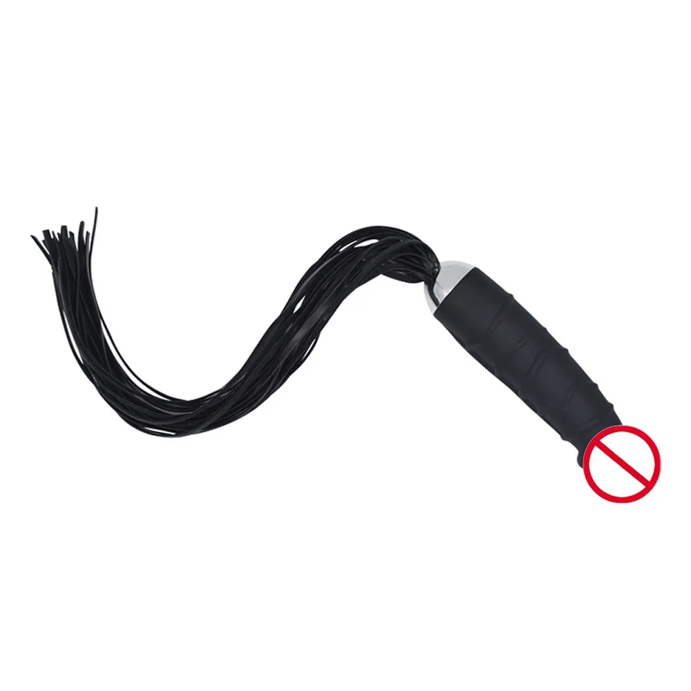 SM-Leather-Whip-Flogger-Adult-Alternative-Handle-Sex-Toy-Tawse-Sexy-Couple-Game
