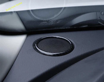 

Lapetus Interior Refit Kit Fit For Mazda 2 Demio 2015 - 2019 Front Stereo Speaker Audio Sound Frame Ring Cover Trim