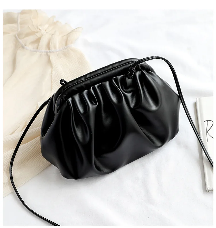 Хай-стрит мягкое облако сумка литая застежка клатч женская роскошная сумка хорошего качества Дизайнерские пельменей Кошелек вечерние сумки