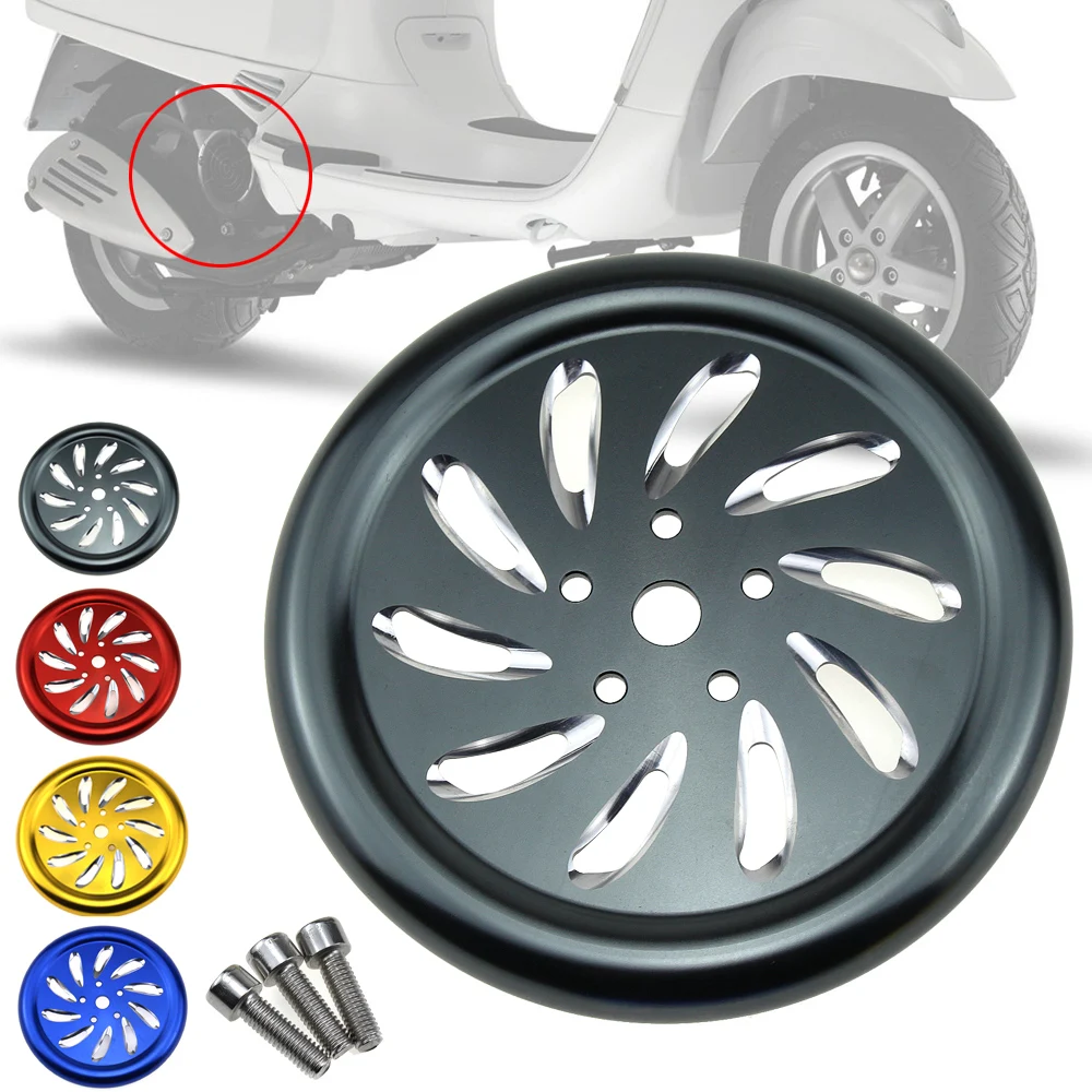 Защита двигателя мотоцикла, защитная круглая Накладка для VESPA GTS Sprint Primavera GTS 125 150 200 250 300 Piaggio