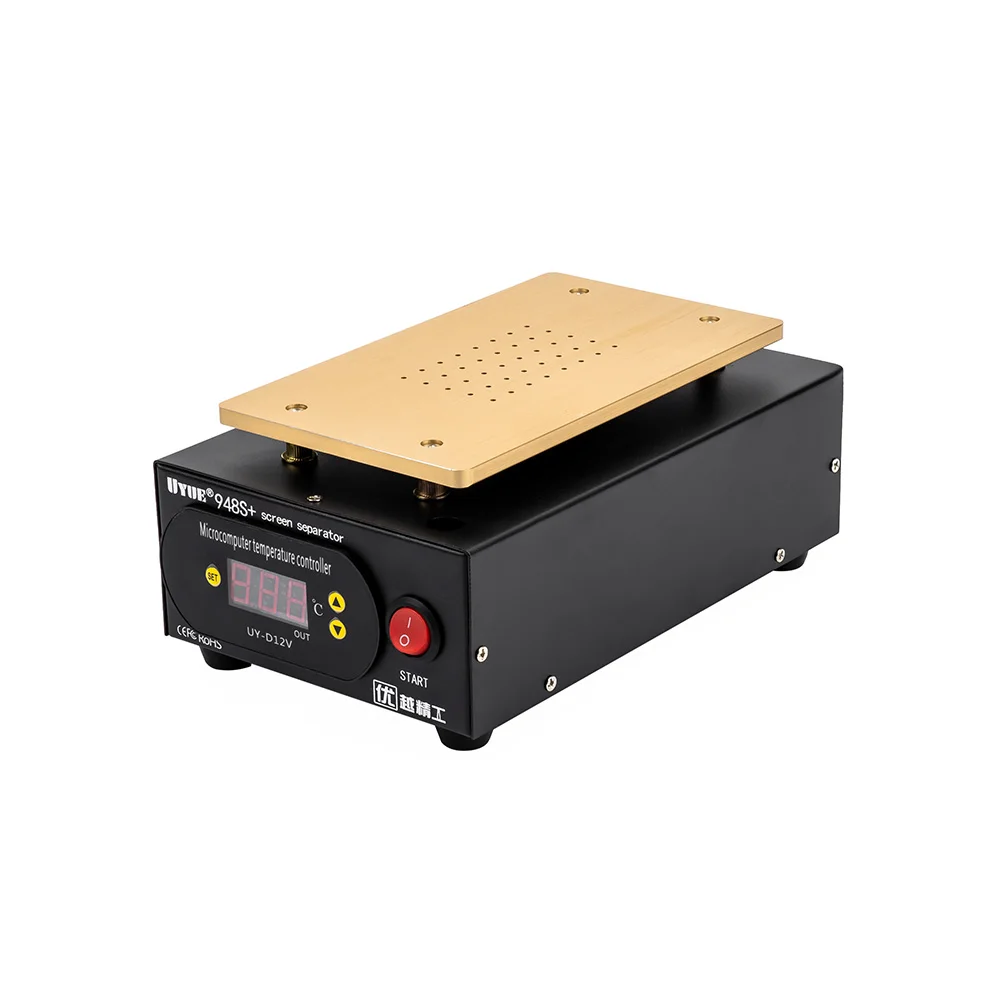 UYUE 948S+ ЖК-сепаратор машина для ремонта экрана Встроенный насос вакуумный комплект для IPhone для samsung