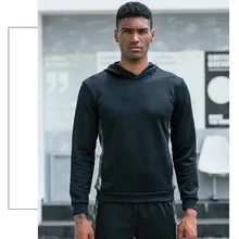 Мужской спортивный свитер для бега фитнес тренировочный костюм Свободный Повседневный камуфляжное худи с длинными рукавами куртка