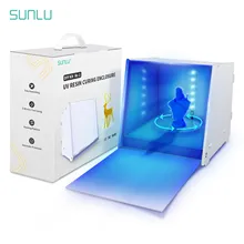 Sunlu-caixa de resina para impressora 3d, modelo de impressora de resina uv, caixa de cura para sla/dlp/lcd, revestimento versátil