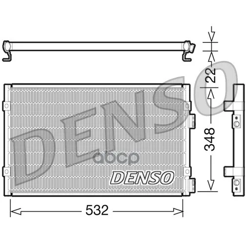 Конденсатор Кондиционера Denso арт. DCN06002