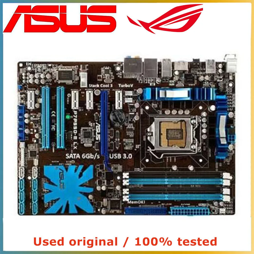 Для процессора Intel P55 LGA 1156 для ASUS P7P55D-E LX материнская плата компьютерная розетка