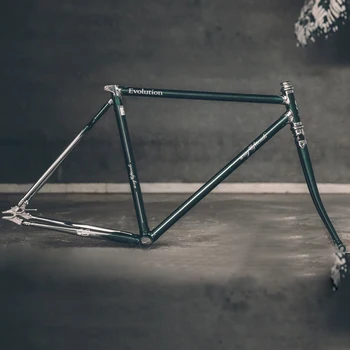 

700C Bike road Bike Frame 4130 Chrome molybdenum Customized Bicycle Frame 58cm 60cm Chrome Molybdenum Steel lug bicycle Frame