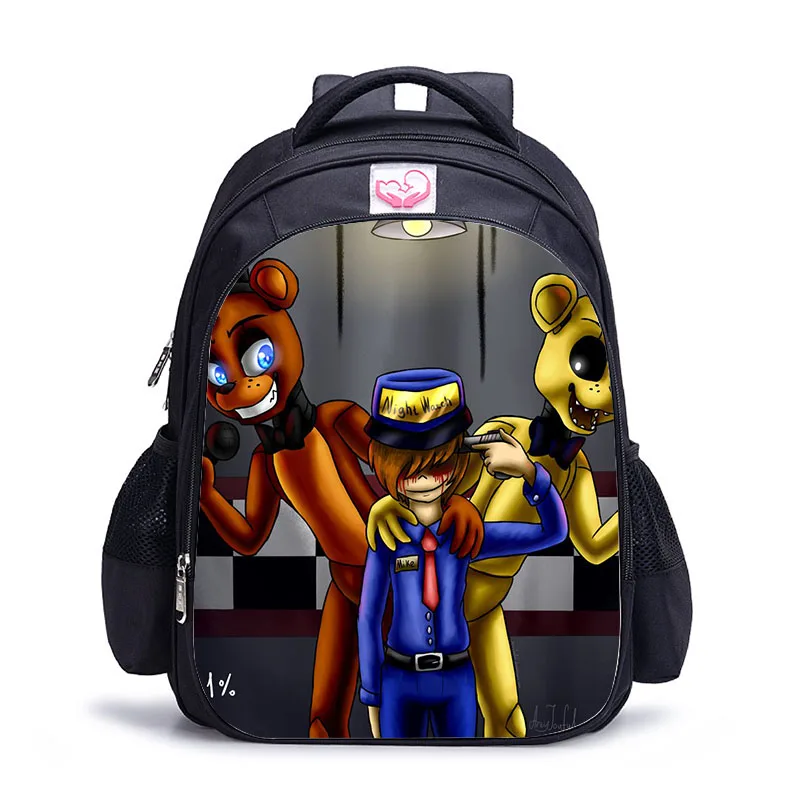 small15 LUOBIWANG От 3 до 6 лет дети школьные ранцы Five Nights At Freddy's» «пять ночей у Фредди» школьные рюкзаки с принтом куртка из искусственной кожи для мальчиков и девочек книжная сумка plecak - Цвет: small15
