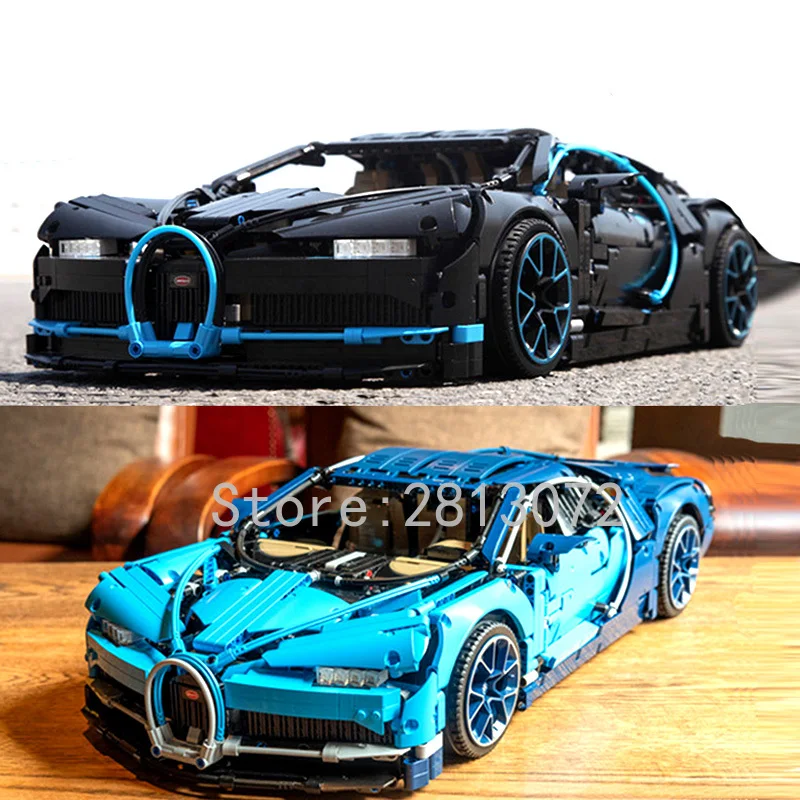 20086 Supercar Bugattis Blue Technic 42083 3625 шт Chiron модель автомобиля строительные блоки кирпичи игрушки