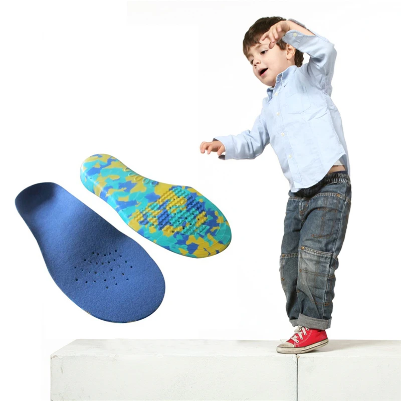 1 пара плоская поддержка свода стопы ортопедические подушки коррекционные стельки детские ортопедические стельки для обуви коррекция плохой осанки