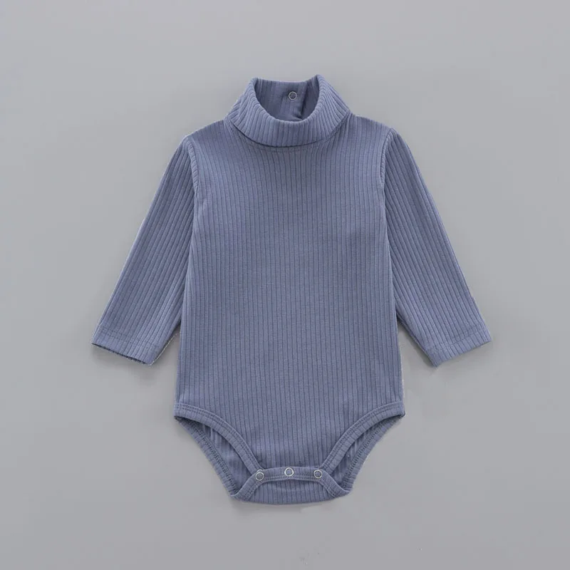 0-18 Months Baby 100%Cotton Clothes New Colors Autumn Winter Baby Girls Bodysuit Newborn Boys Long Sleeve Solid Baby Gifts 3