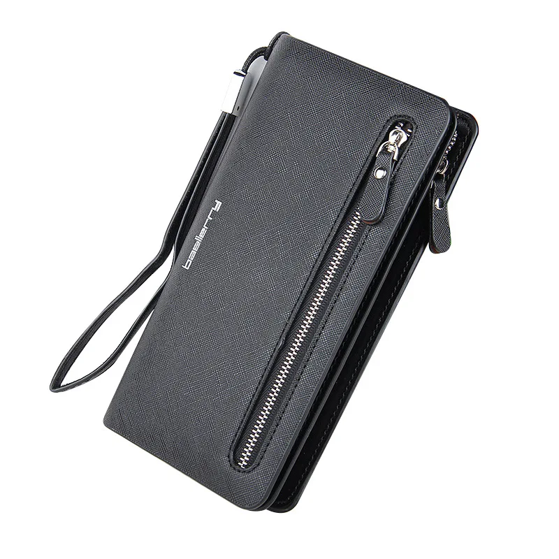 

Baellerry Women Solid Wallet Long Design Zipper Phone Case Money Purse Clutch Female Multifunctional Ladies For Womens Wallets