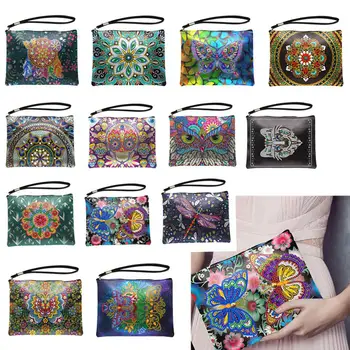 

Yfashion DIY Diamond Painting Wallet Embroidery Cross Stitch Wallet for Women Christmas Gifts