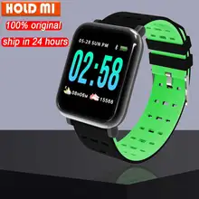 A6 Смарт-часы для мужчин и женщин монитор сердечного ритма спортивный фитнес-трекер кровяное давление водонепроницаемые умные часы IOS Android телефон